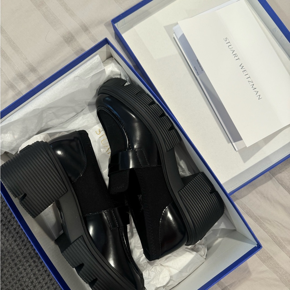 Stuart Weitzman Black Loafers Woman